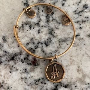 Alex and ani “A” bracelet